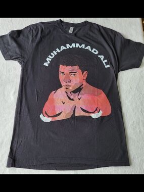 Muhammad Ali Graphic Short Sleeve Tee in Black